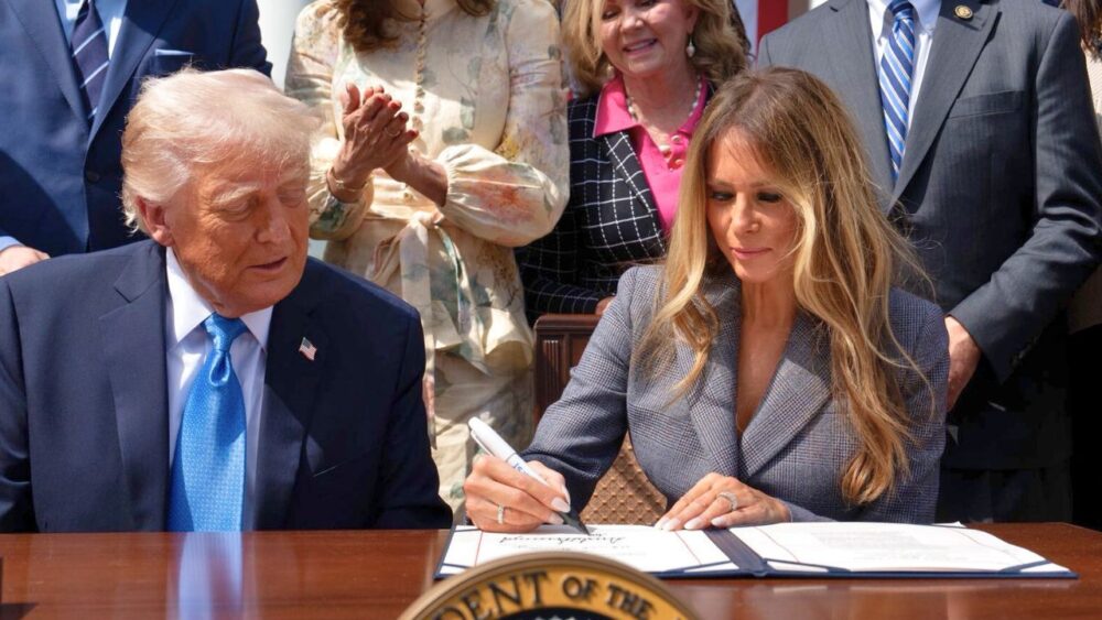 Melania Trump Highlights TAKE IT DOWN Act At Signing Ceremony