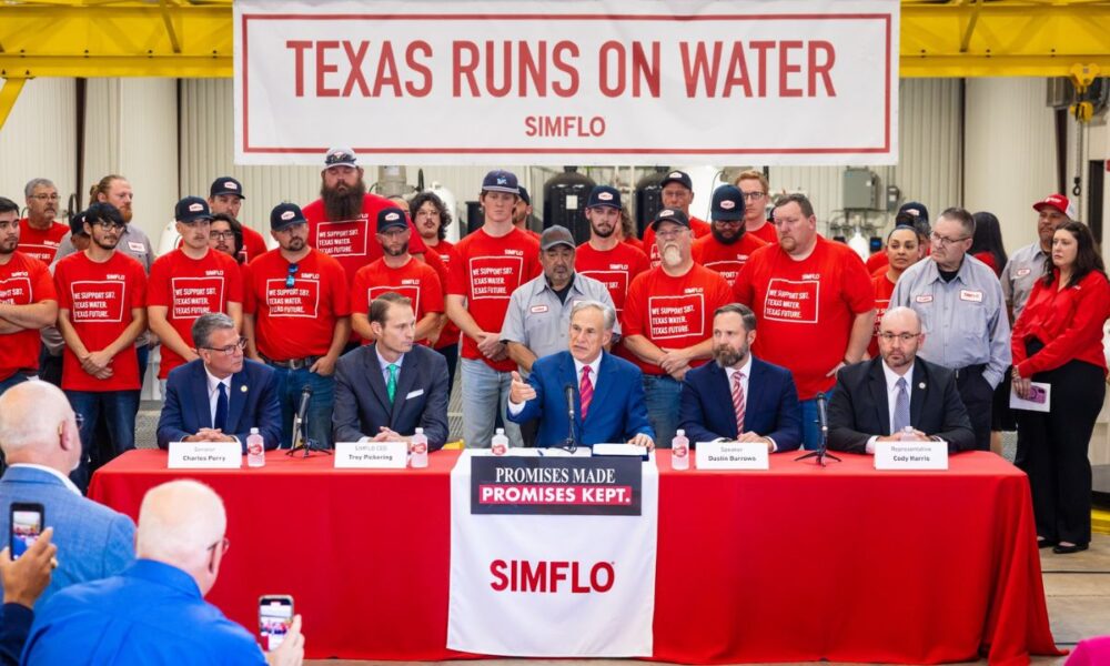 New Legislation By Gov. Abbott Bolsters Texas Water Infrastructure Investment
