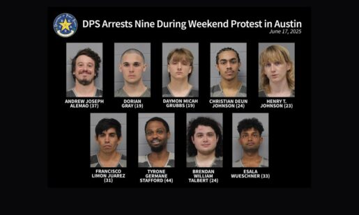 Texas Troopers Arrest Nine Suspects In Anti-Trump Mobilizations