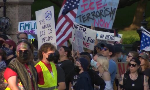 ‘Solidarity With L.A.’ March In Austin Halts Traffic Near Federal Courthouse