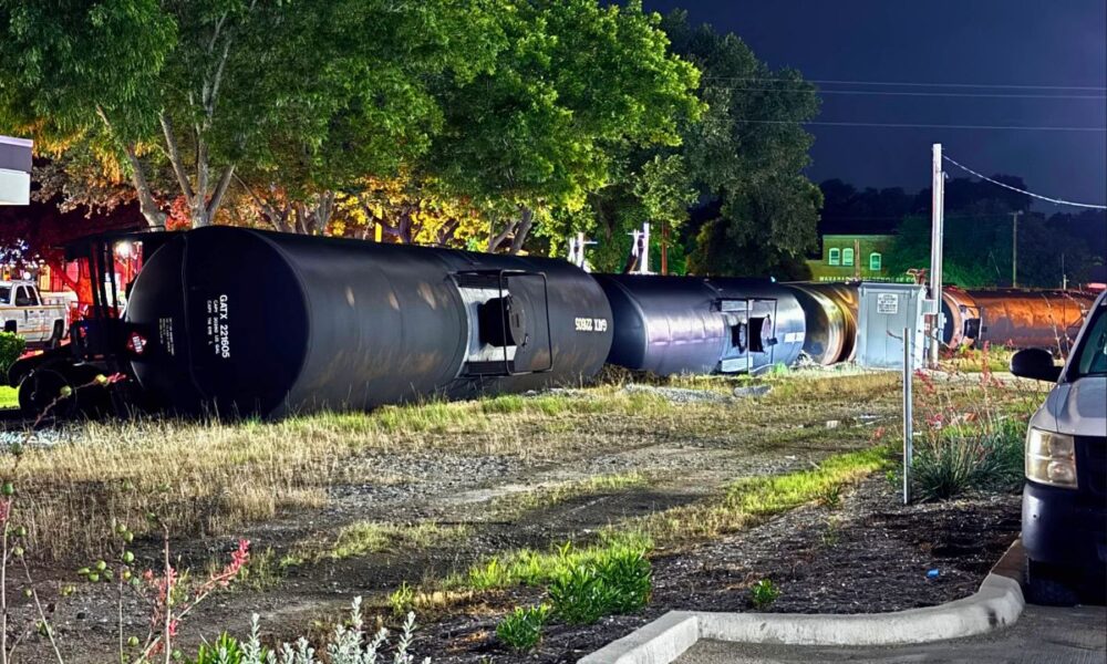Ethanol Tankers Derail In Waxahachie, Sparking Complex Recovery Effort
