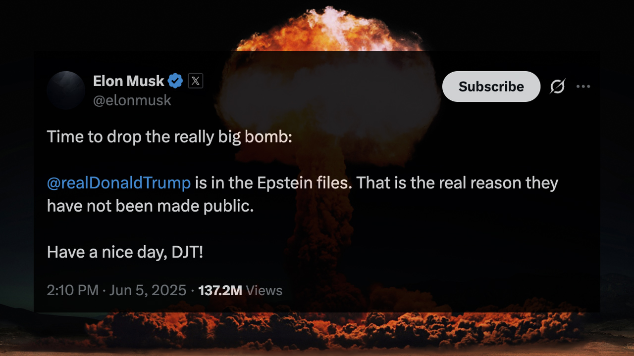"Et tu, Elon?" Musk Comes To Bury Trump Not To Praise Him