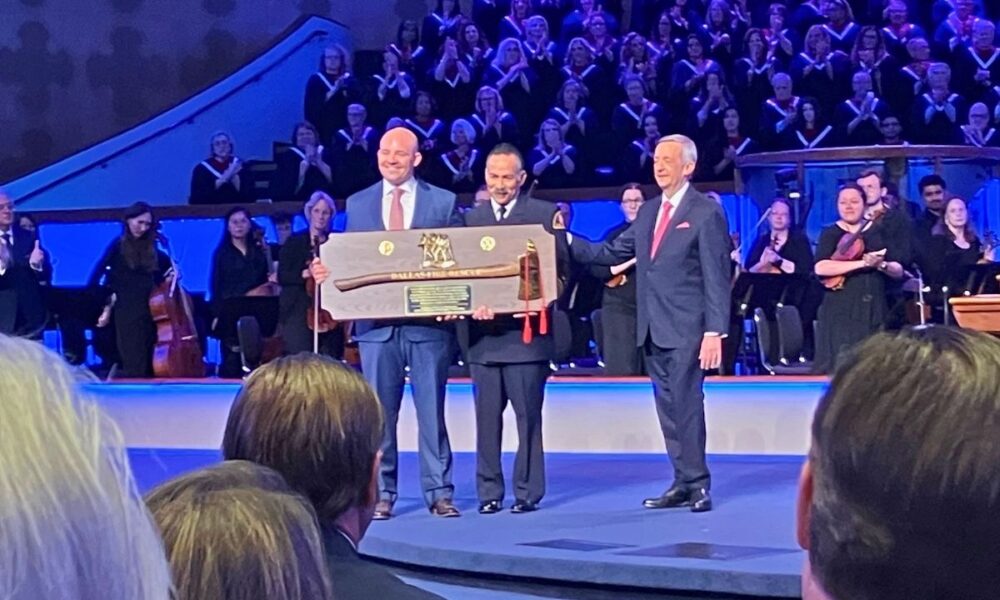Beauty From Ashes: First Baptist Dallas Thanks Firefighters In Uplifting Service