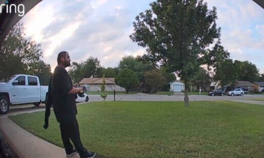 Man With Large Knife Caught On Ring Camera, Alarms Denton Resident