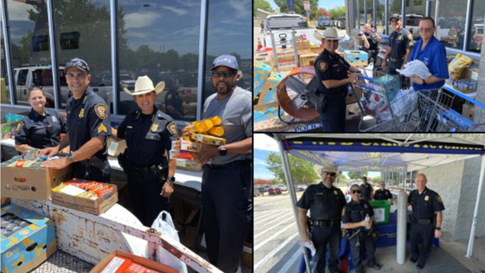 Fort Worth Police Collect 50+ Boxes of Food for Families in Need