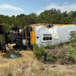 School Bus Carrying 42 Students Overturns Near Austin, Injuring 15