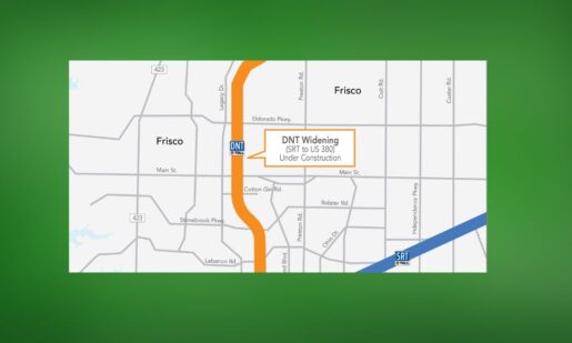 Dallas North Tollway Lane Closures: Frisco Traffic Alert August 25-30