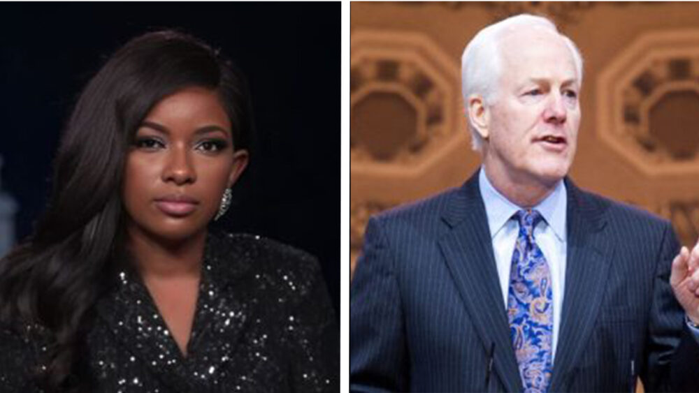 Democrat Rep Jasmine Crockett Praises John Cornyn, Admits He Is Only Pretending To Be MAGA