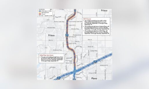 Dallas North Tollway Closures In Frisco: Lane Shutdowns, Traffic Alerts