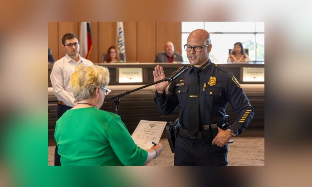 Fort Worth Swears In Eddie Garcia As New Police Chief