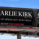 Steak’n Shake Inspires With Rome Billboard Honoring Charlie Kirk