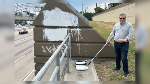 Sen. Ted Cruz Takes Action: Covers Vile Graffiti Targeting Late Charlie Kirk On Houston Freeway