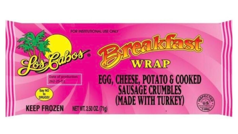 Over 91,000 Pounds Of Breakfast Burritos Recalled Nationwide Over Listeria Risk