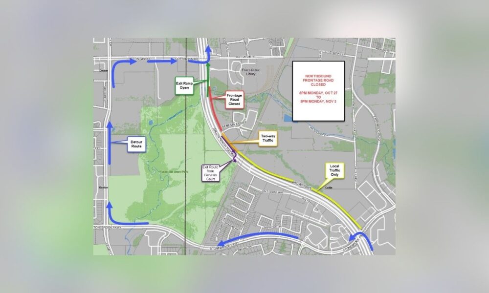 Dallas Parkway Northbound Closure In Frisco: Detours And Updates For Commuters