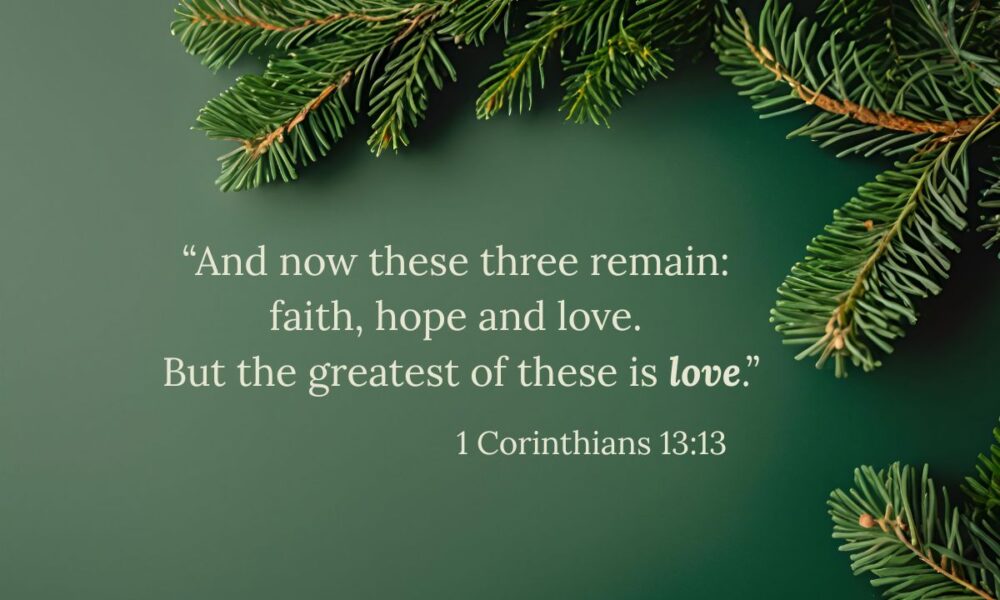 Turning An Empty Christmas Table Into 17 Acts Of Love