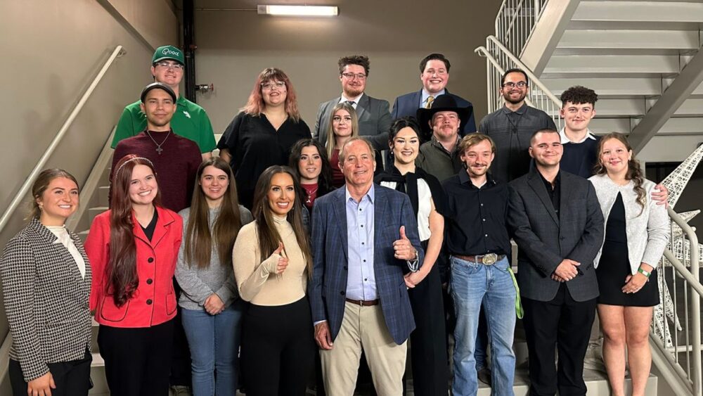 Attorney General Ken Paxton And Sara Gonzalez Speak At UNT TPUSA Event On Rise Of Political Violence