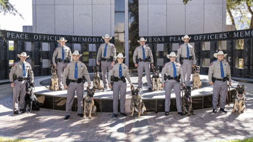 Texas DPS Deploys 9 New K-9 Teams For Narcotics & Explosives Detection