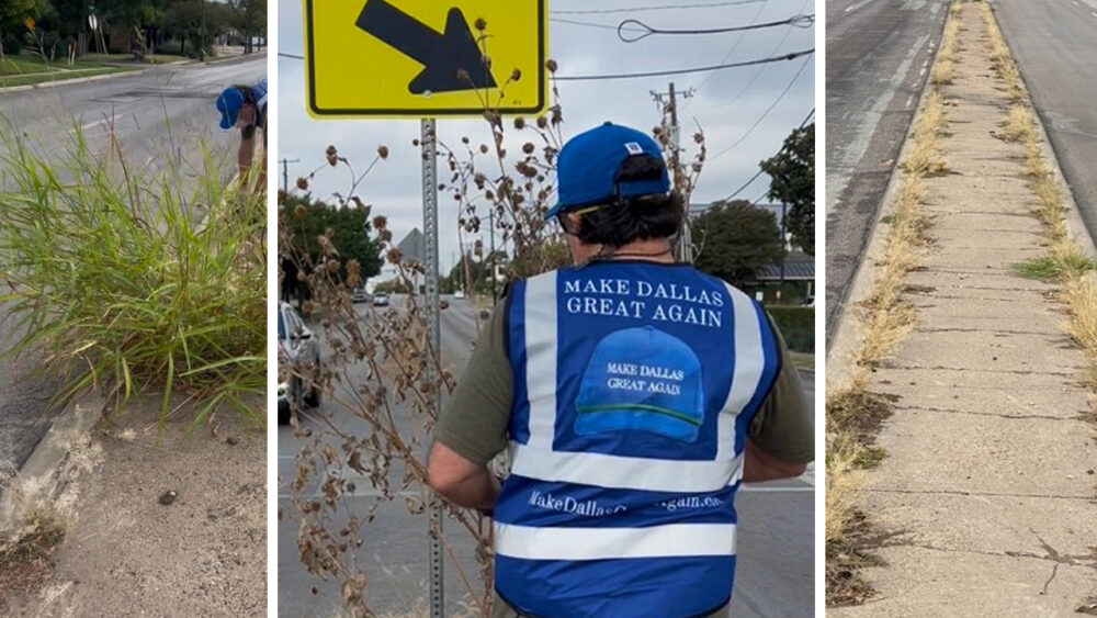Great State Hat Co. Steps In To Clean Neglected Lovers Lane Medians