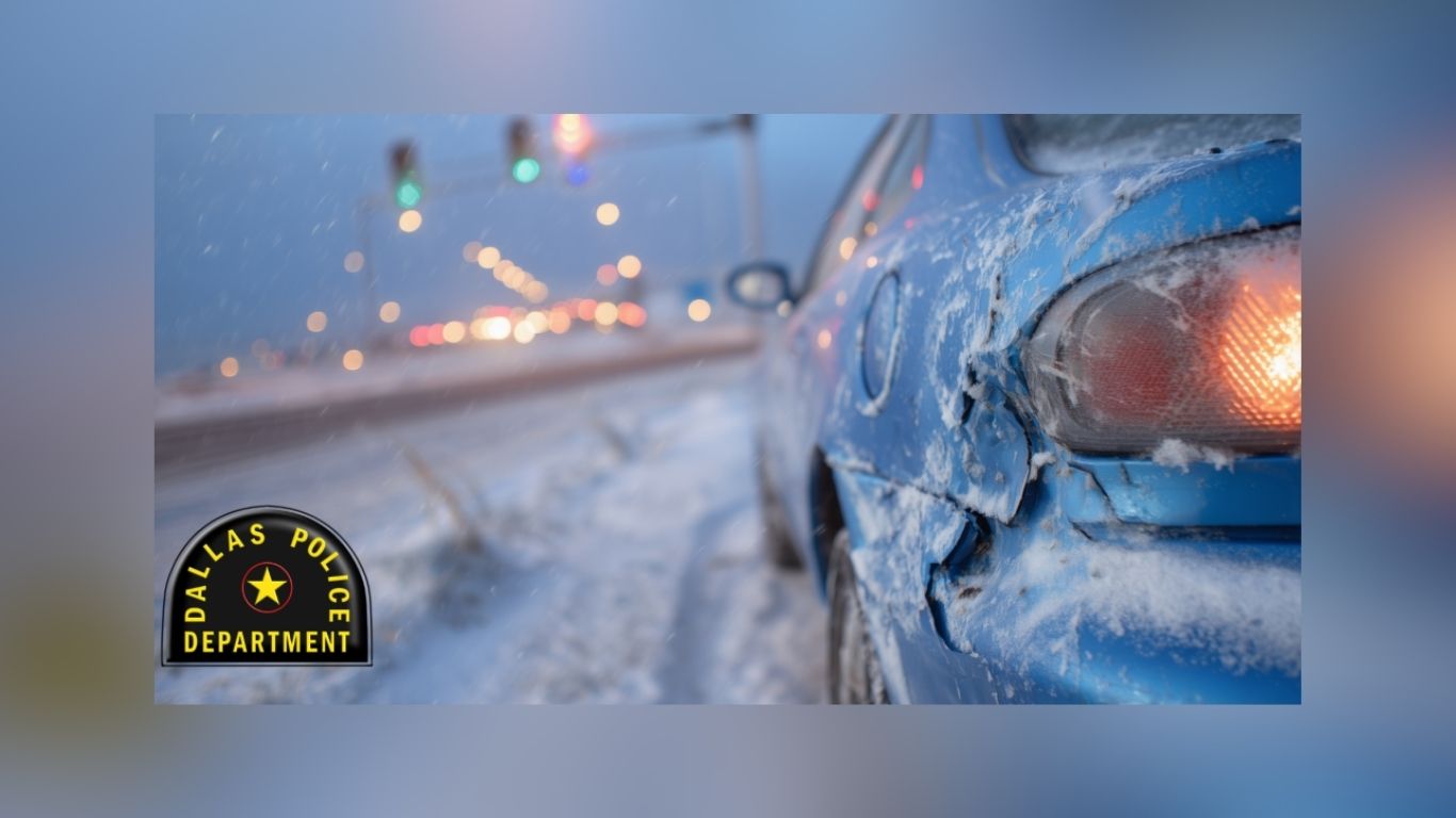 Icy Roads Lead To 151 Crashes In Dallas... And Counting