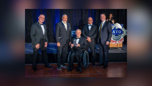 Governor Abbott Receives Back The Blue Award At Dallas Police Banquet