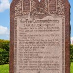 Tarrant County Unveils New Ten Commandments Monument On Historic Fort Worth Courthouse Lawn