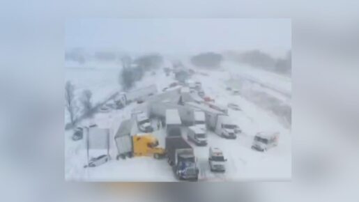 Snow Squalls Trigger Massive 100-Vehicle Pileup On I-196 In Western Michigan
