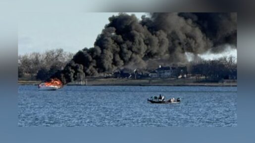 Boat Fire On Lake Ray Hubbard: Quick Rescue Saves Two Boaters