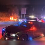 145-MPH Texas Chase Ends In Fiery Crash; Suspect Hospitalized With Self-Inflicted Wound