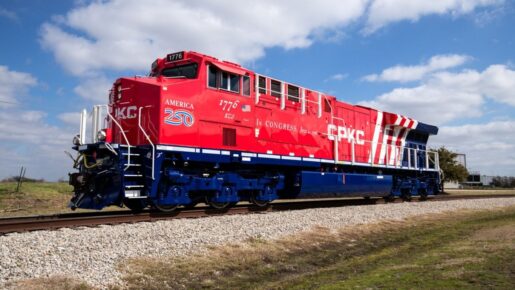 Declaration Of Independence Meets Diesel Power: CPKC Unveils Old Glory Locomotive For USA 250