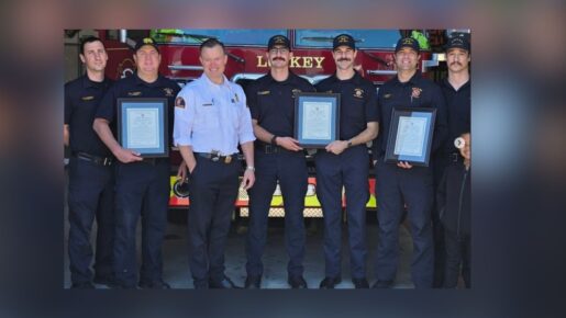 Dallas Firefighters Pull Woman From Burning Home – Awarded For Life-Saving Bravery
