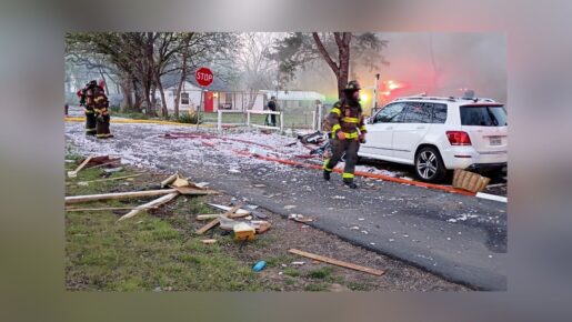 Lake Dallas House Explosion: Neighbor Drags Injured Woman From Debris Just Before Fire Consumes Wreckage