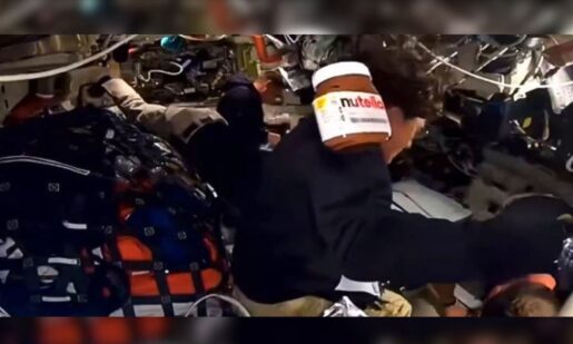 Zero Gravity Nutella Jar Steals The Show On Artemis II Livestream