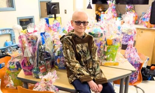 12-Year-Old Alaska Boy Battling Cancer Delivers 124 Easter Baskets To Hospitalized Kids