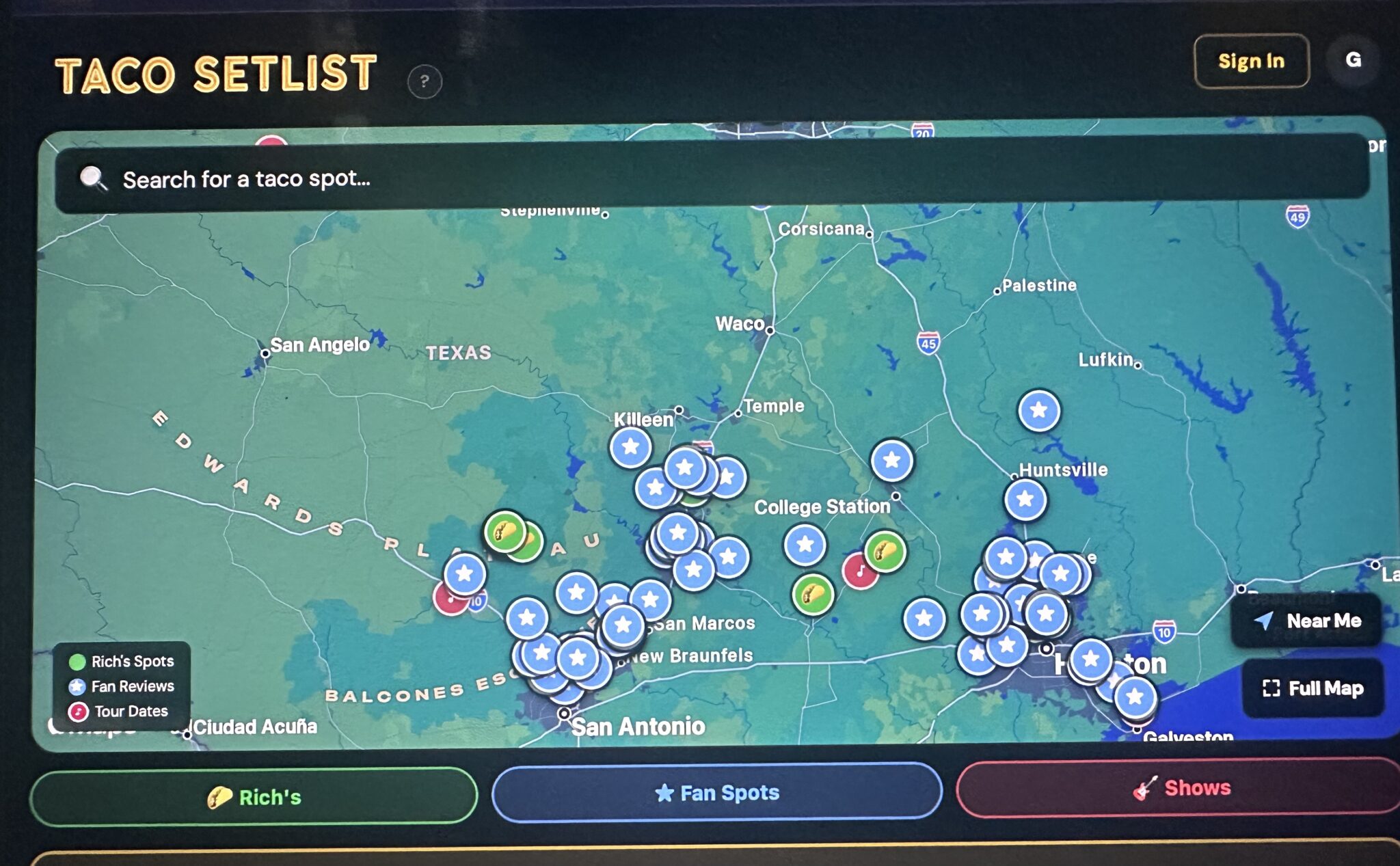 Taco Setlist App Launch Party At El Guapos Flower Mound