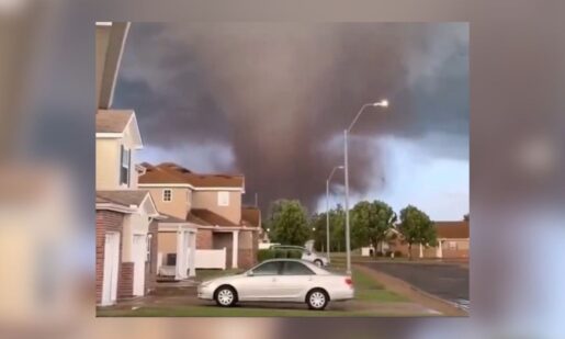 Enid OK Tornado Hits Vance Air Force Base – 40 Homes Damaged