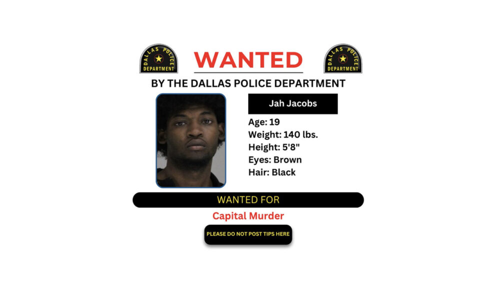 Dallas Police Seek 19-Year-Old Wanted For Capital Murder
