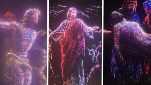Massive Texas Drone Show Brings Easter Story To The Sky