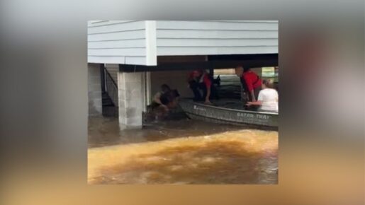 Cajun Navy Rescues Parker County Youth Baseball Team Trapped In Gulfport Floodwaters