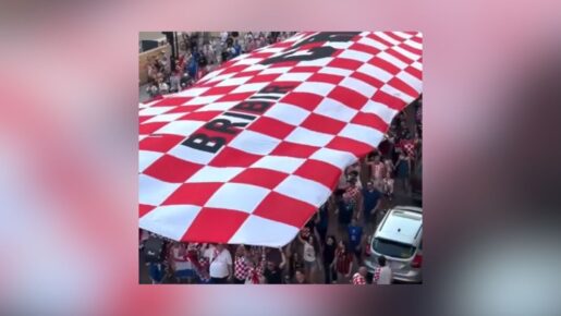 Croatia Fans Fill Downtown Dallas Ahead Of World Cup Match Against England