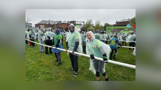 Ontario Breaks Guinness Record With 254-Person Human Foosball Match