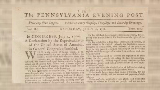 On This Day In 1776, The Declaration Hit The Newspapers