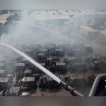 At Least 30 Vehicles Engulfed In Grand Prairie Fire As Black Smoke Fills Sky