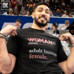 Enes Freedom Kicked Out of WNBA Game In ‘Adult Human Female’ Shirt