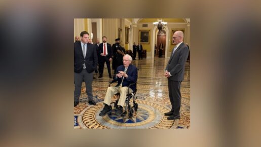 Mitch McConnell Returns To Senate After Three-Month Absence