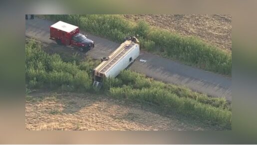 13-Year-Old Sanger ISD Student Dies After School Bus Rollover In Denton County