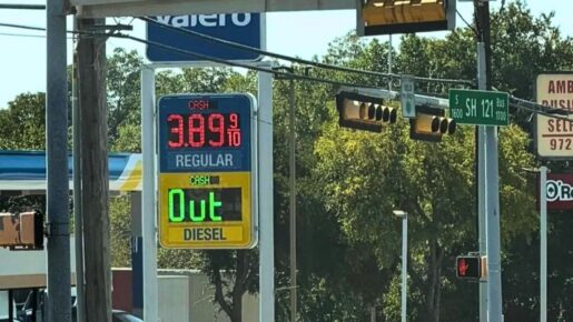 Texas Diesel Hits Record $5.96 As U.S. Average Reaches $6.40