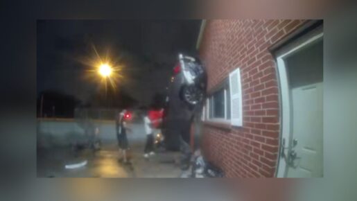 Video Shows Crash Into Far North Dallas Auto Shop Before Fire