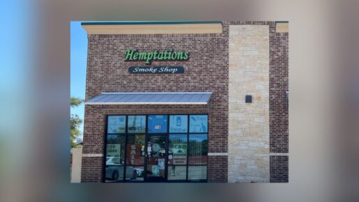 Car Crashes Into Carrollton Smoke Shop, Driver Trapped Inside