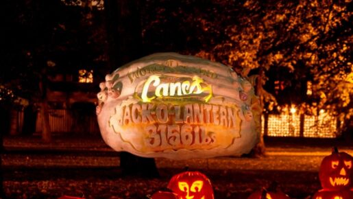 Raising Cane’s Founder Breaks World Record With 3,156-Pound Halloween Pumpkin